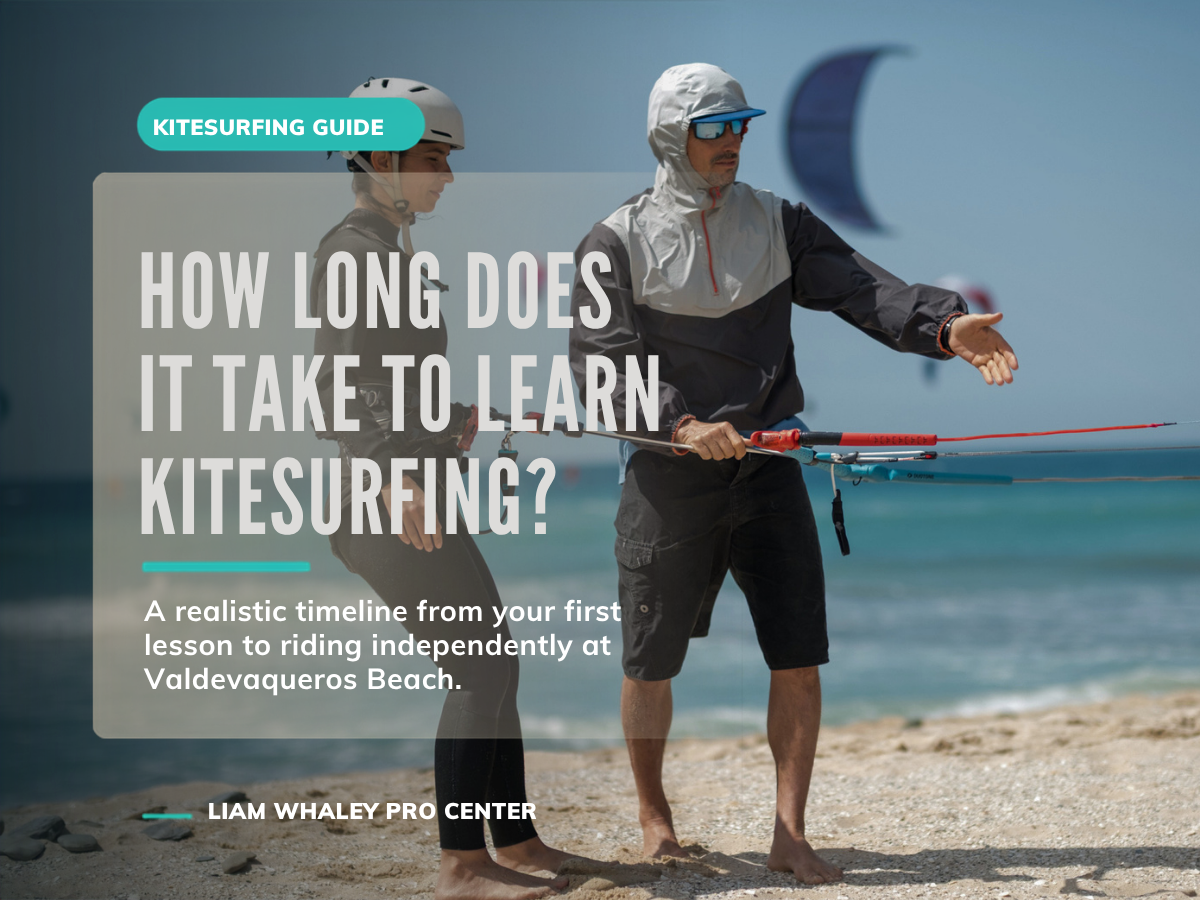 How long does it take to learn kitesurfing in Tarifa?