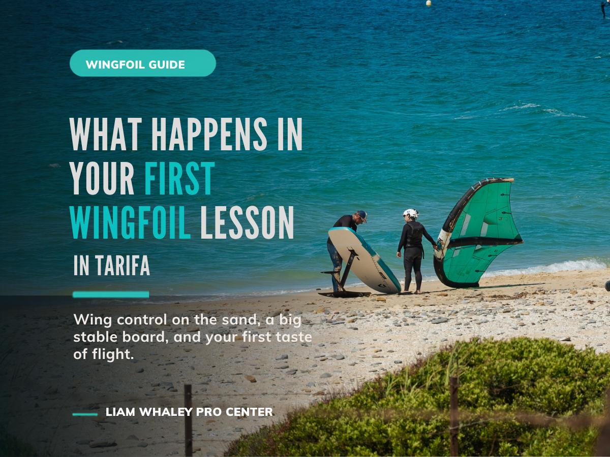 What Happens in Your First Wingfoil Lesson in Tarifa? We Get Asked This a Lot