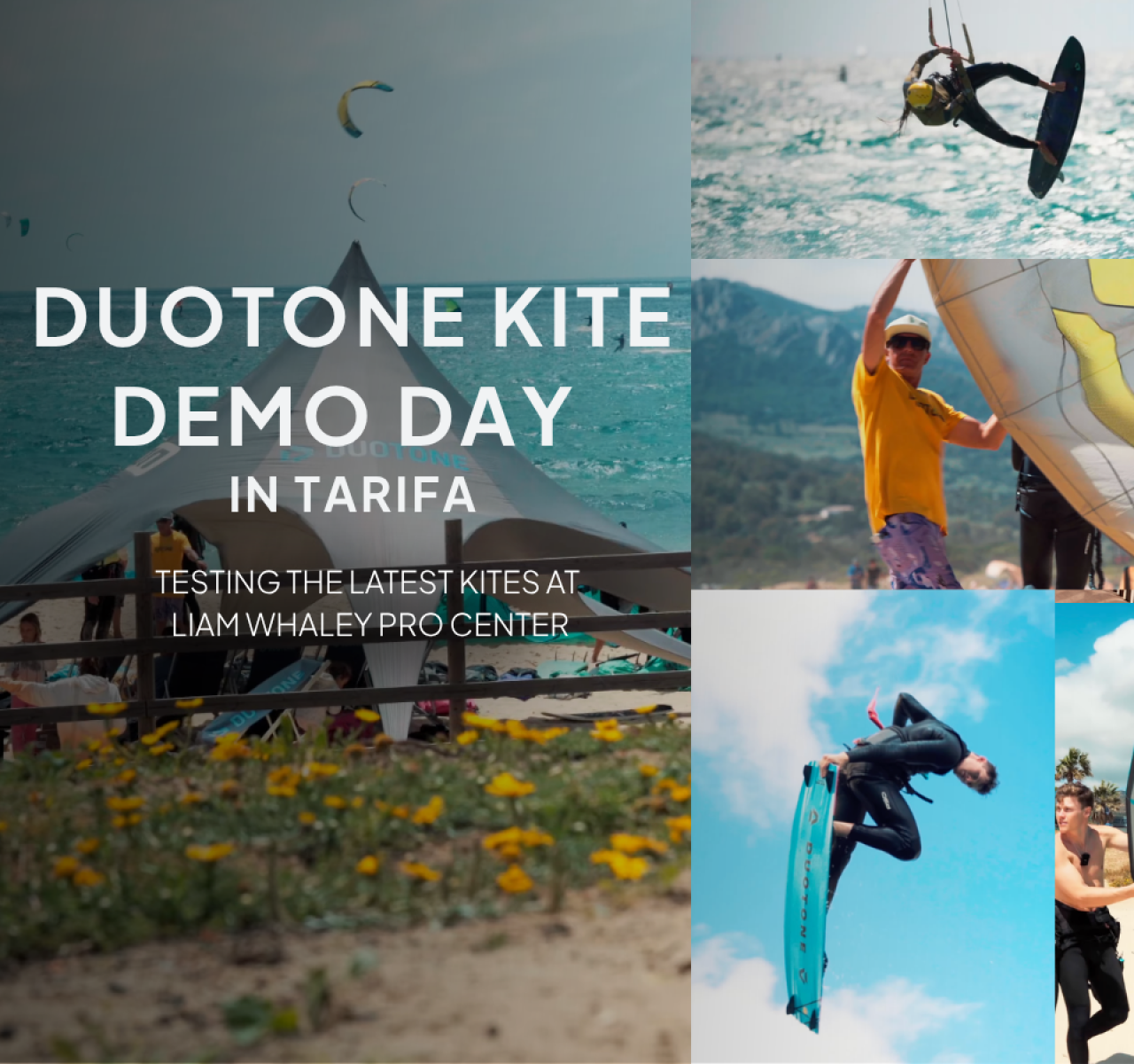 Duotone Kite Demo Day in Tarifa: Testing the Latest Kites at Liam Whaley Pro Center
