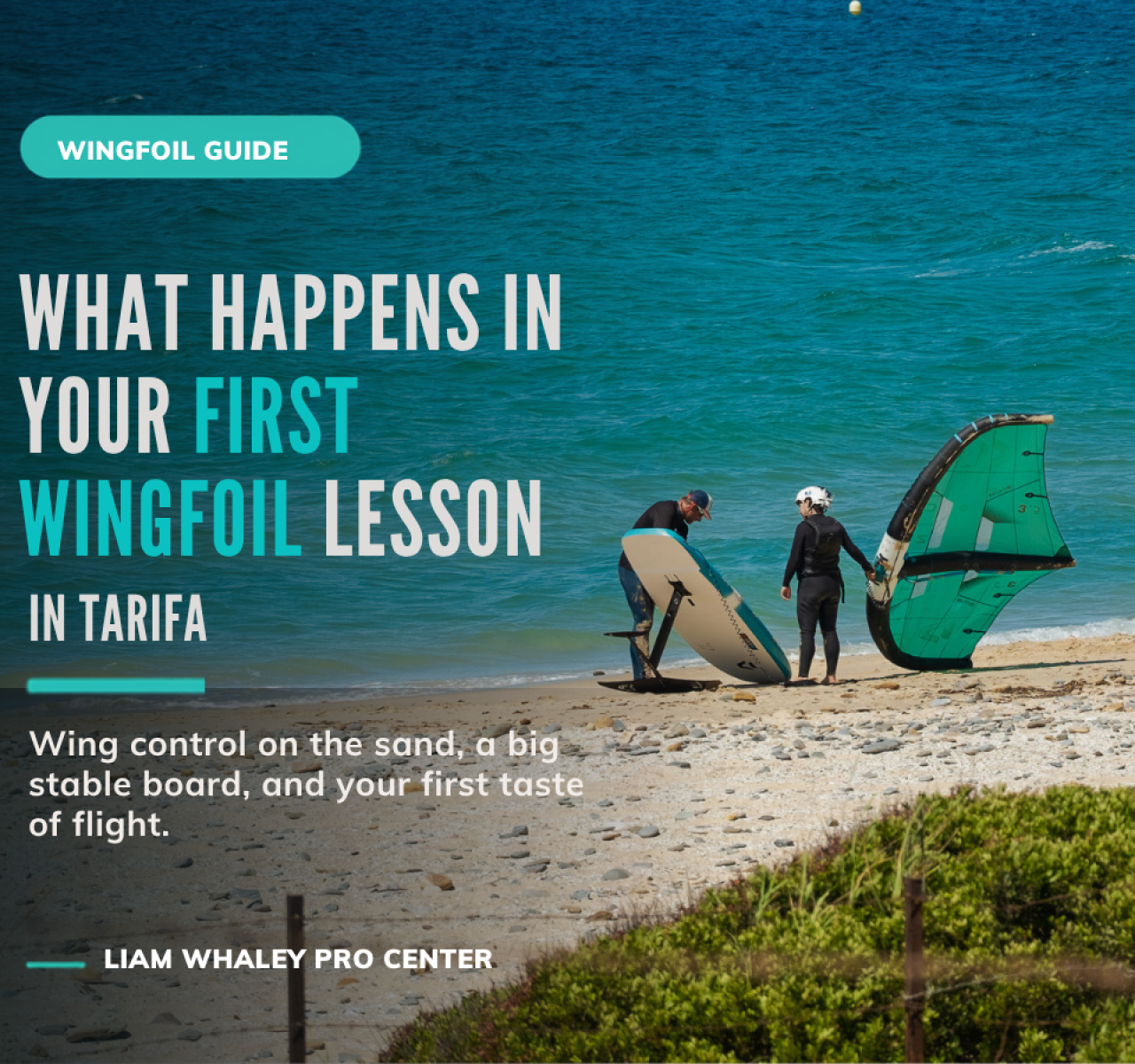 What Happens in Your First Wingfoil Lesson in Tarifa? We Get Asked This a Lot