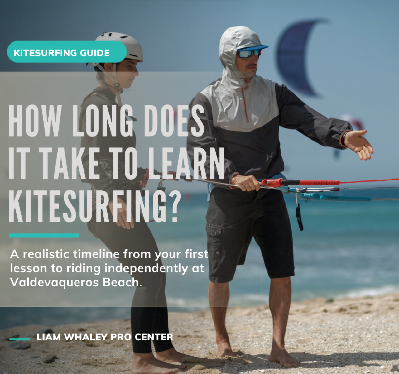 How long does it take to learn kitesurfing in Tarifa?